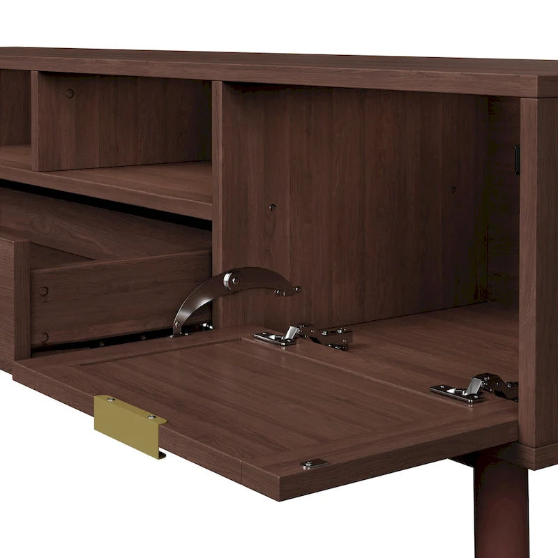 Wood TV Stand for 75 TVs, Modern TV Cabinet for Living Room