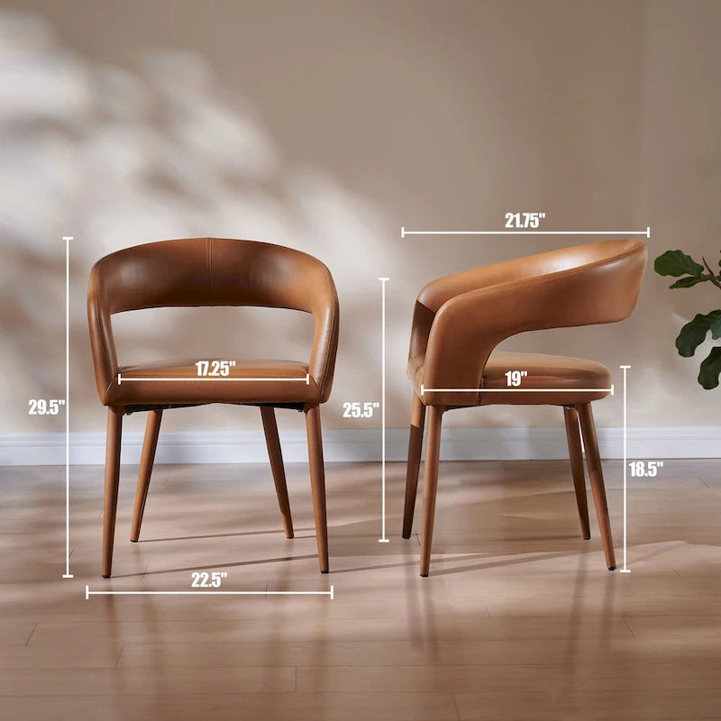PU Leather Upholstered Dining Chair