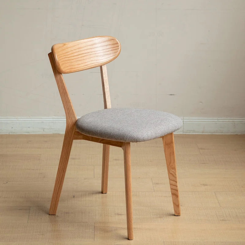 Solid Wood Dining Chair with Comfortable Seating
