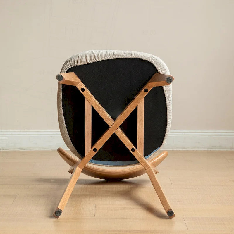 Solid Wood Dining Chair with Comfortable Seating