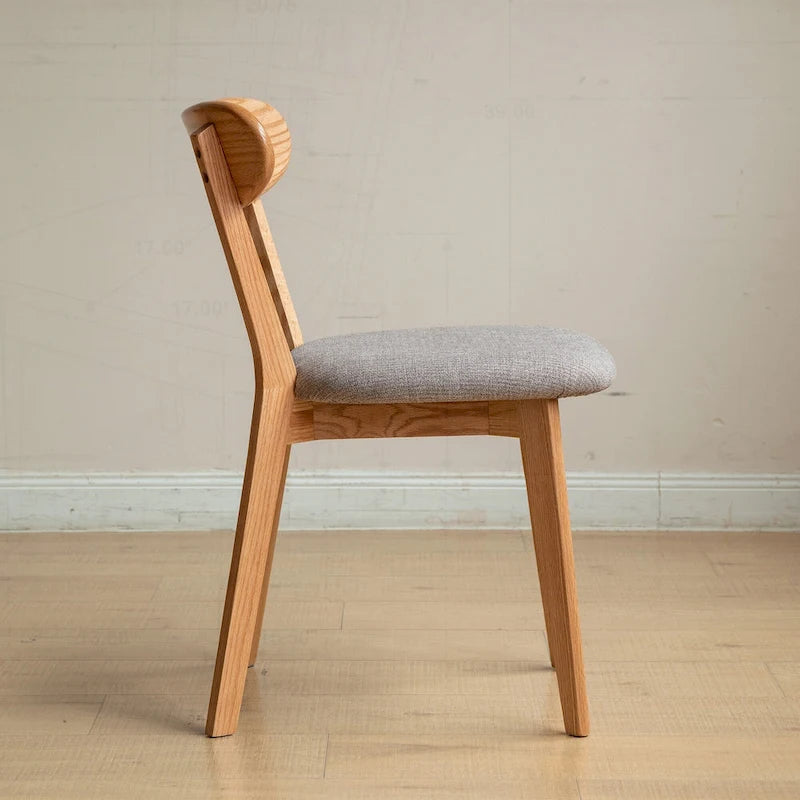 Solid Wood Dining Chair with Comfortable Seating
