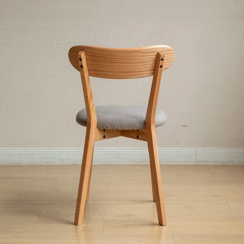 Solid Wood Dining Chair with Comfortable Seating