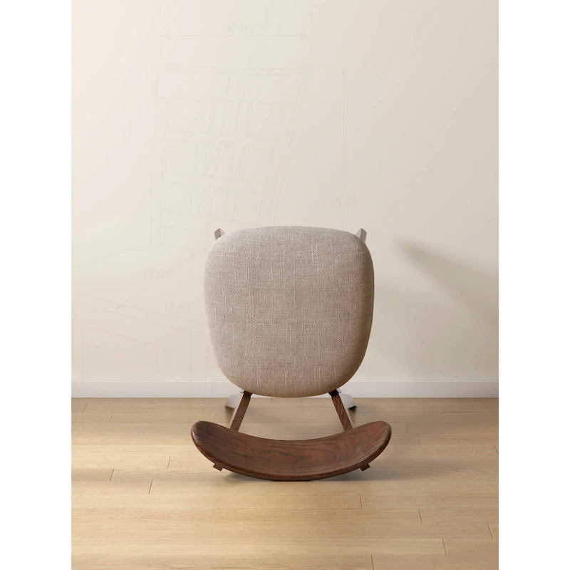 Solid Wood Dining Chair with Comfortable Seating