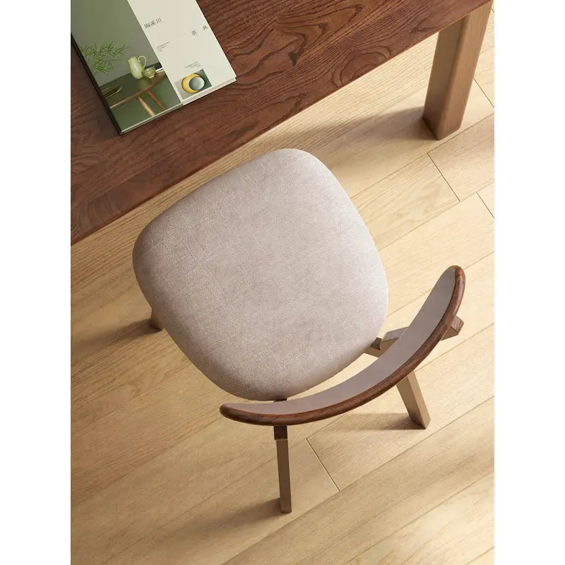 Solid Wood Dining Chair with Comfortable Seating