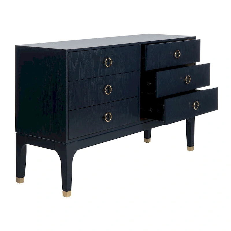 6 Drawer Contemporary Dresser
