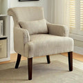 Contemporary Fabric Upholstered Accent Chair