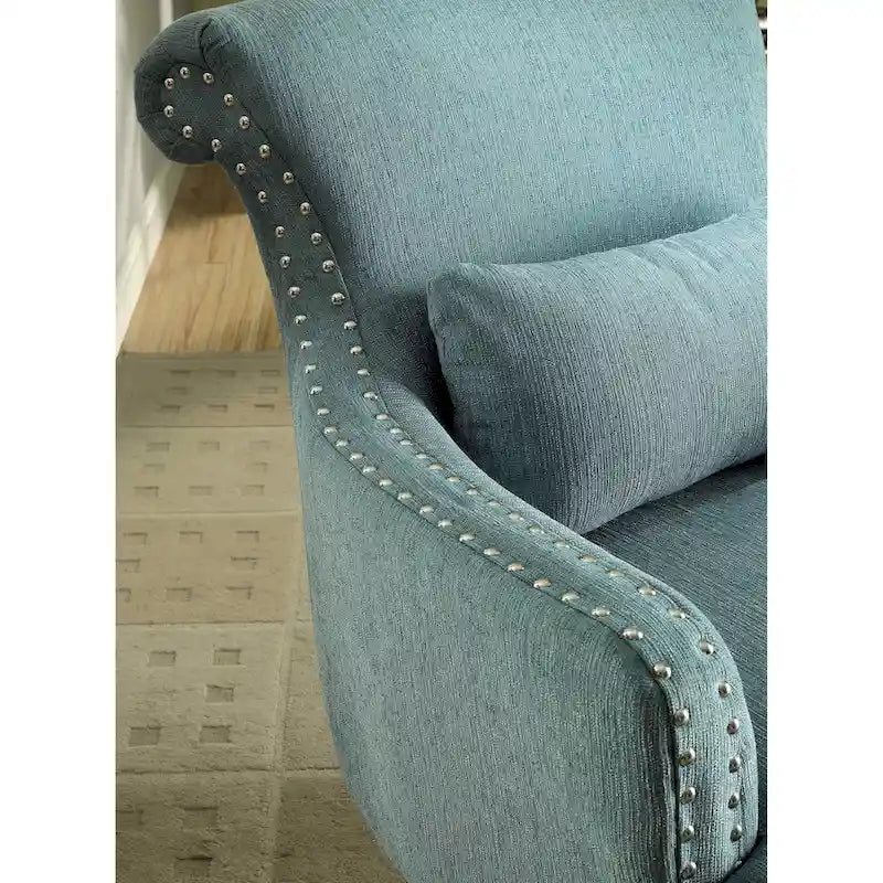Contemporary Fabric Upholstered Accent Chair