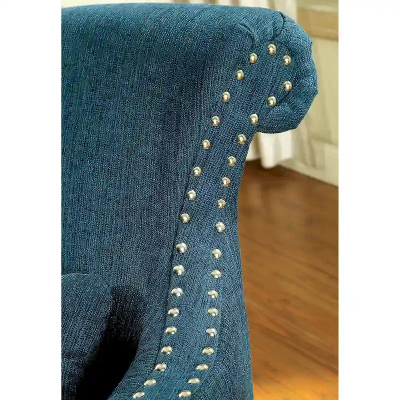 Contemporary Fabric Upholstered Accent Chair