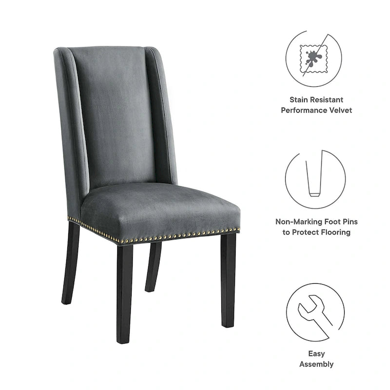 Performance Velvet Dining Chair