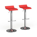 Chrome Air Lift Adjustable Swivel Bar Stool