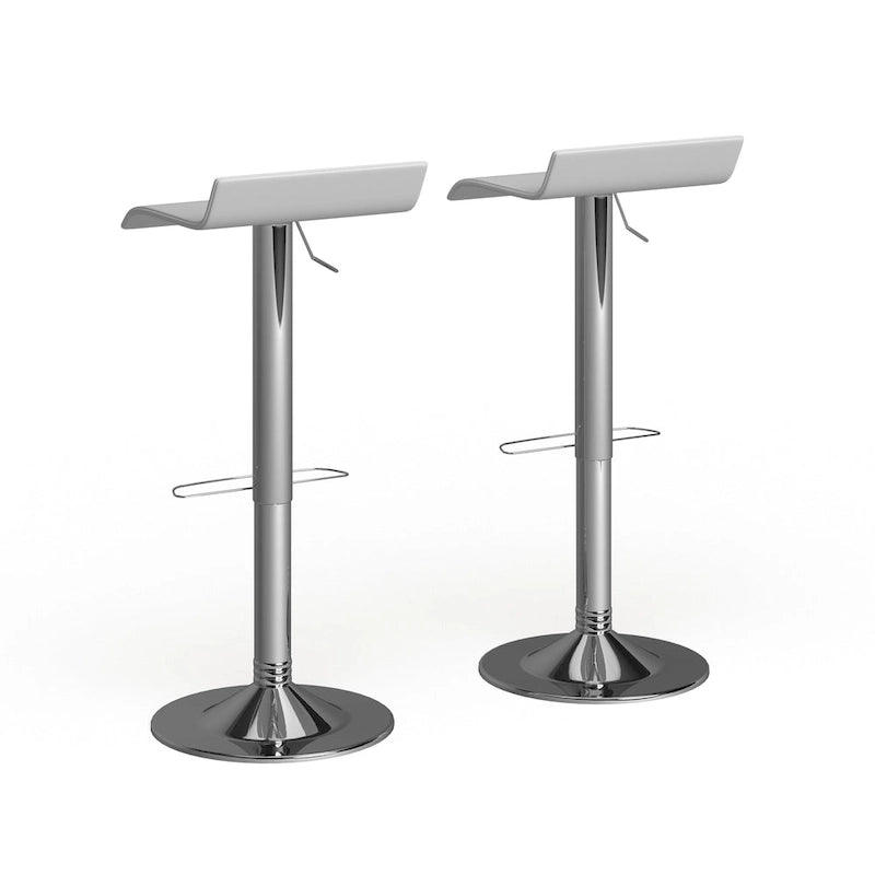 Chrome Air Lift Adjustable Swivel Bar Stool