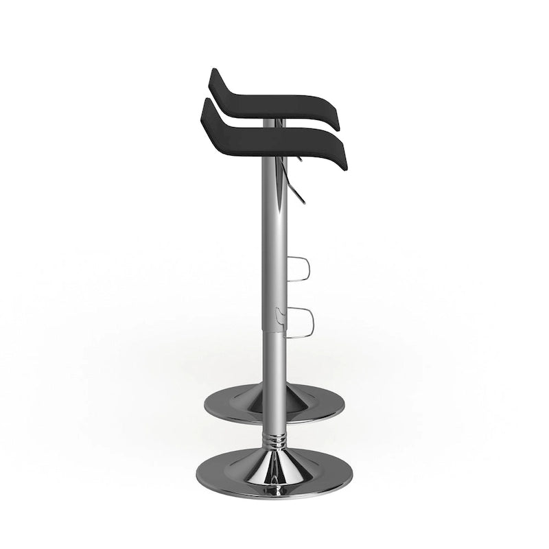 Chrome Air Lift Adjustable Swivel Bar Stool