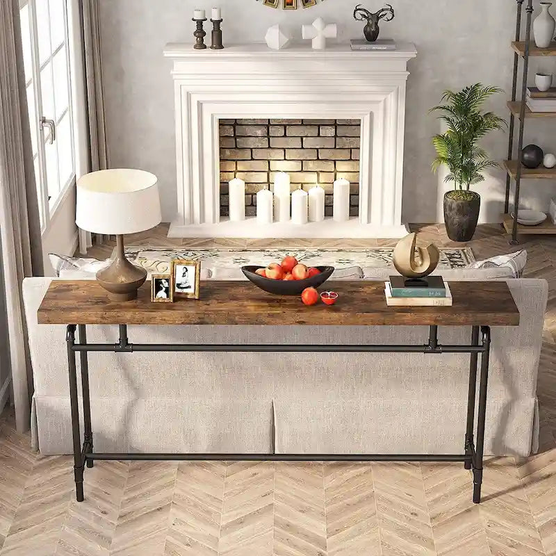 Console Table, 70.9" Narrow Long Entryway Table for Living Room