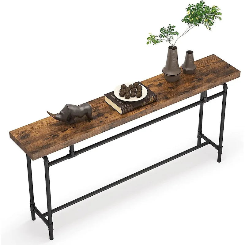 Console Table, 70.9" Narrow Long Entryway Table for Living Room