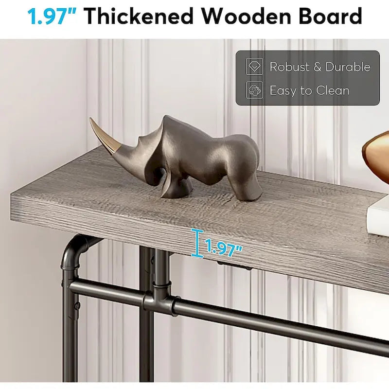Console Table, 70.9" Narrow Long Entryway Table for Living Room