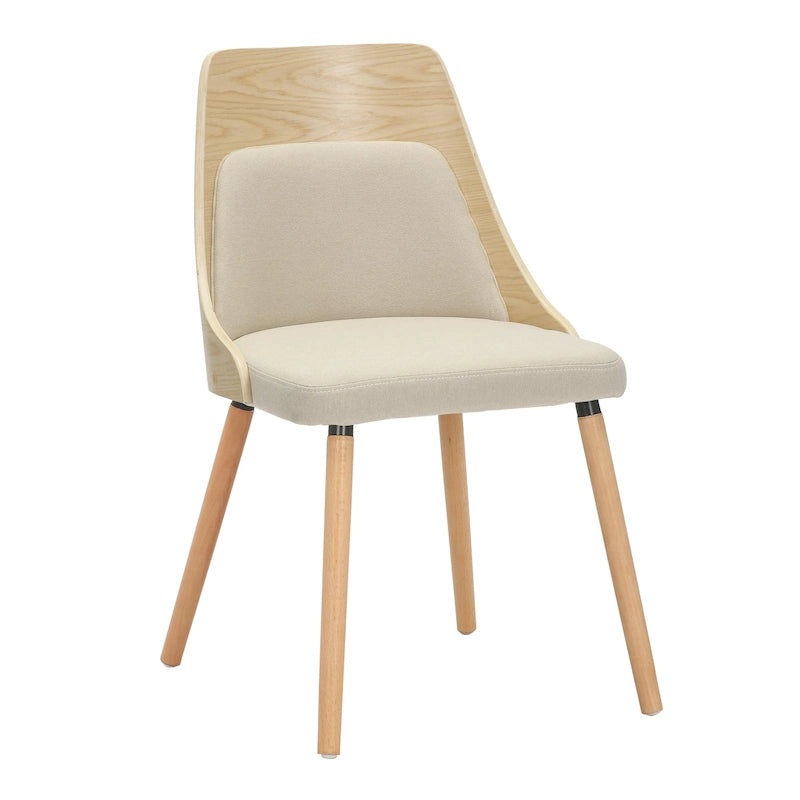 Mid-Century Chair with Tapered Wood Legs