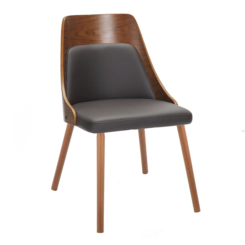 Mid-Century Chair with Tapered Wood Legs