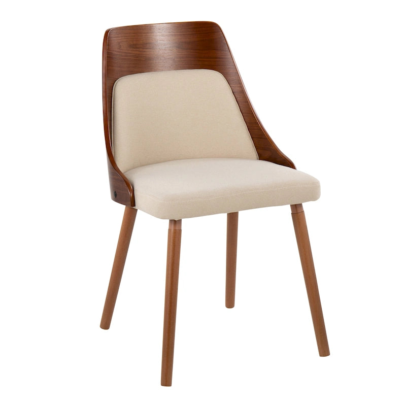 Mid-Century Chair with Tapered Wood Legs