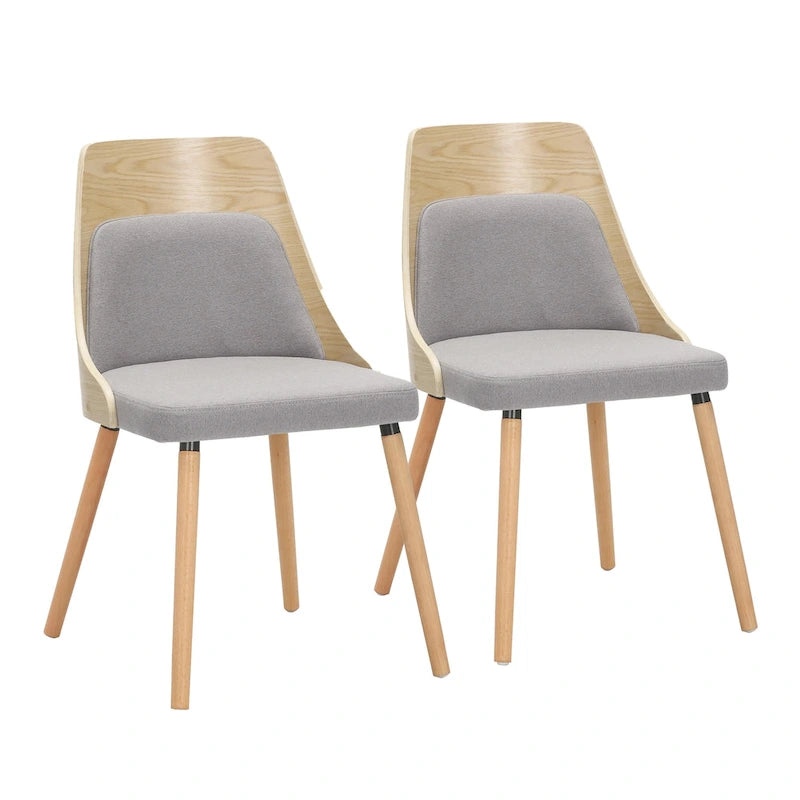 Mid-Century Chair with Tapered Wood Legs