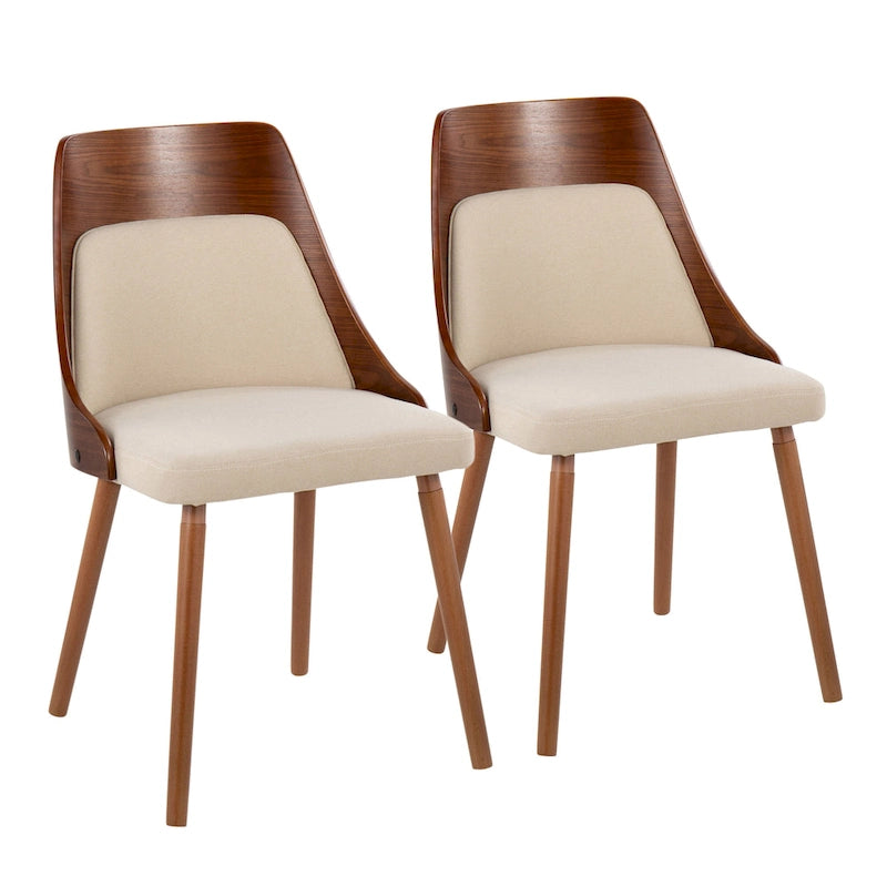 Mid-Century Chair with Tapered Wood Legs