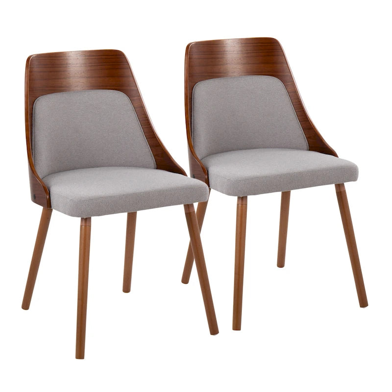 Mid-Century Chair with Tapered Wood Legs