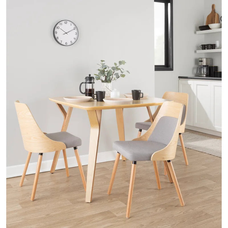 Mid-Century Chair with Tapered Wood Legs