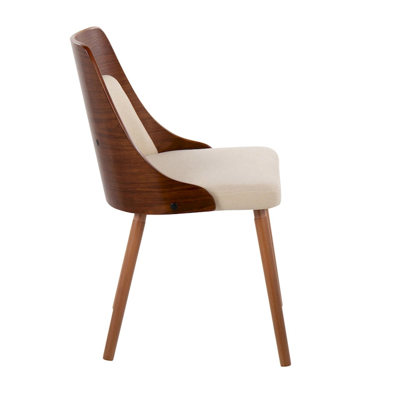 Mid-Century Chair with Tapered Wood Legs