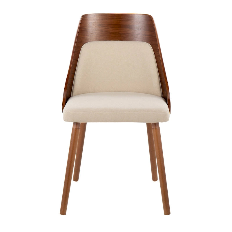 Mid-Century Chair with Tapered Wood Legs