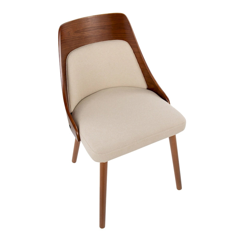 Mid-Century Chair with Tapered Wood Legs