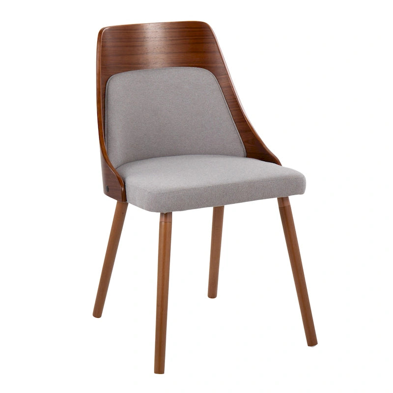 Mid-Century Chair with Tapered Wood Legs