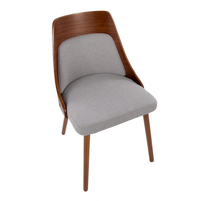 Mid-Century Chair with Tapered Wood Legs