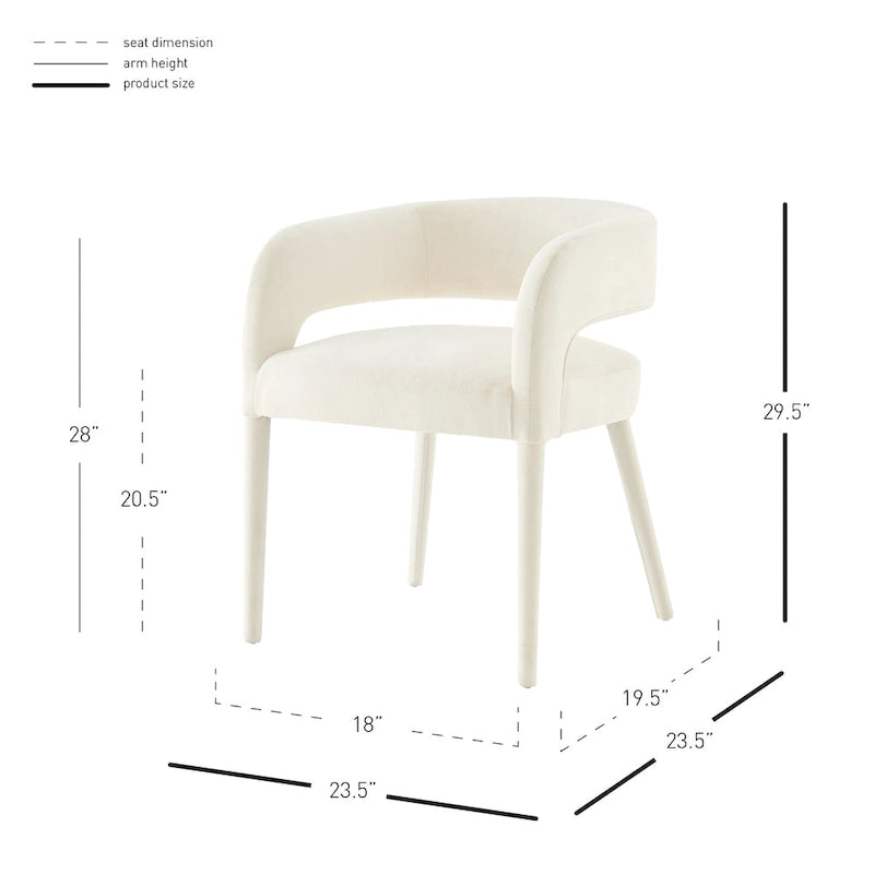 Velvet Dining Side Chair