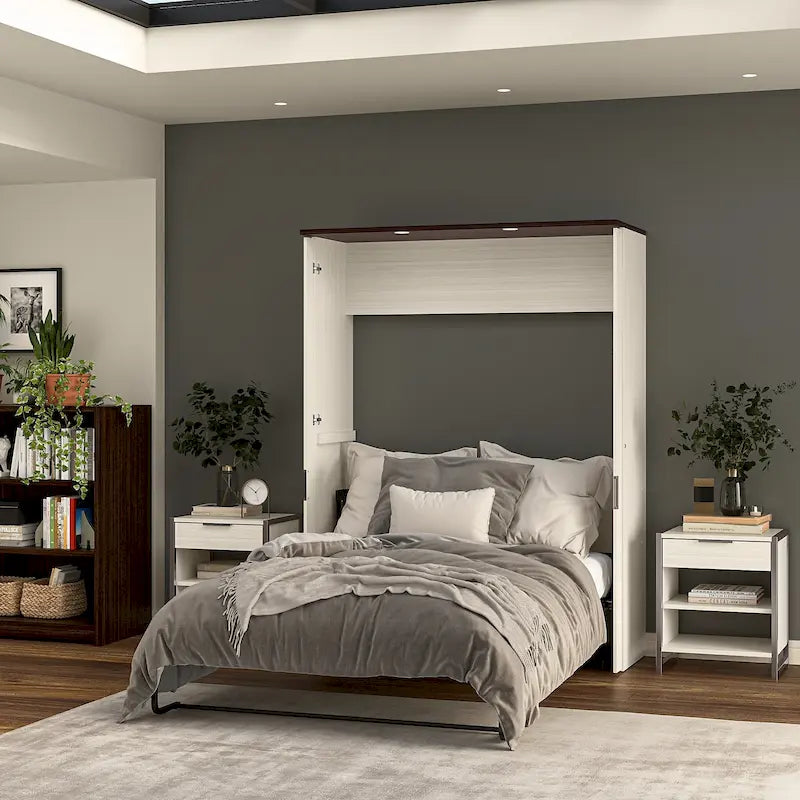 61W Full Murphy Bed with Desk