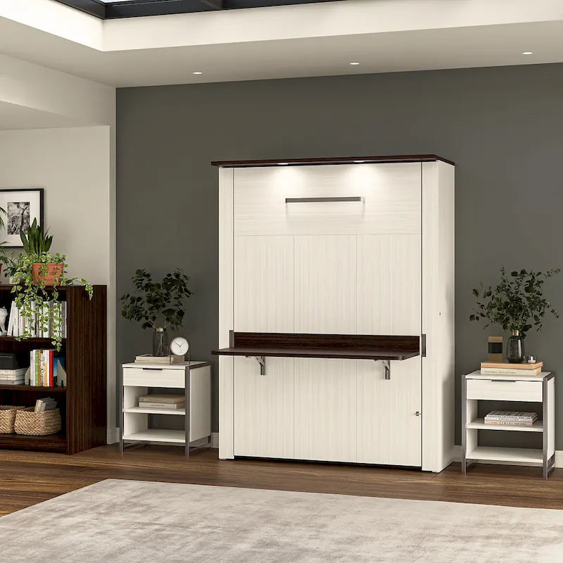61W Full Murphy Bed with Desk