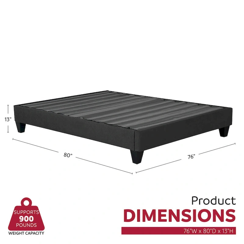 Fabric Platform Bed Frame