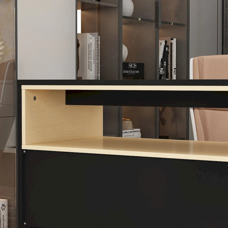 Multi-Functional Desk with 4 Drawers for Kitchen, Bedroom