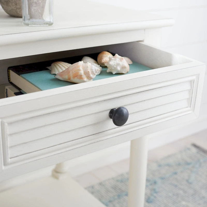 1-Drawer Lower Shelf Nightstand Accent Table - 19" W x 15.8" L x 26" H