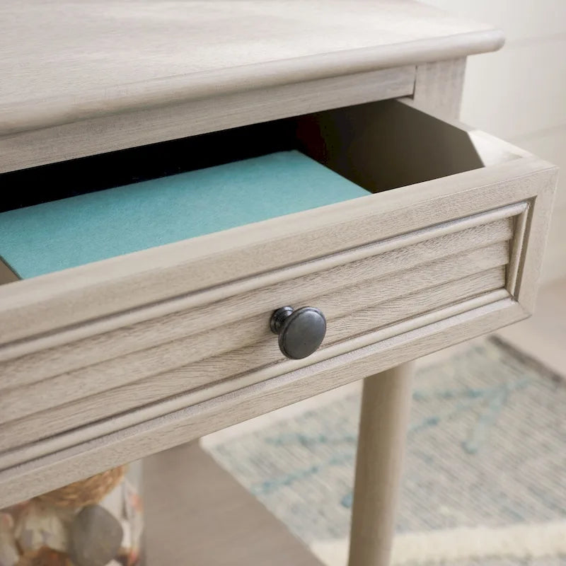 1-Drawer Lower Shelf Nightstand Accent Table - 19" W x 15.8" L x 26" H