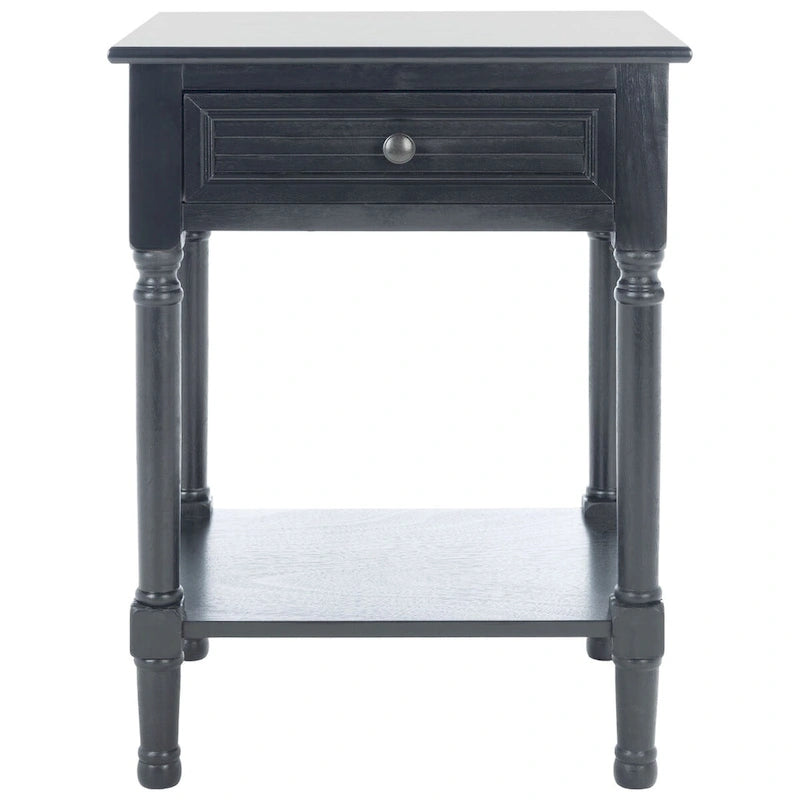1-Drawer Lower Shelf Nightstand Accent Table - 19" W x 15.8" L x 26" H