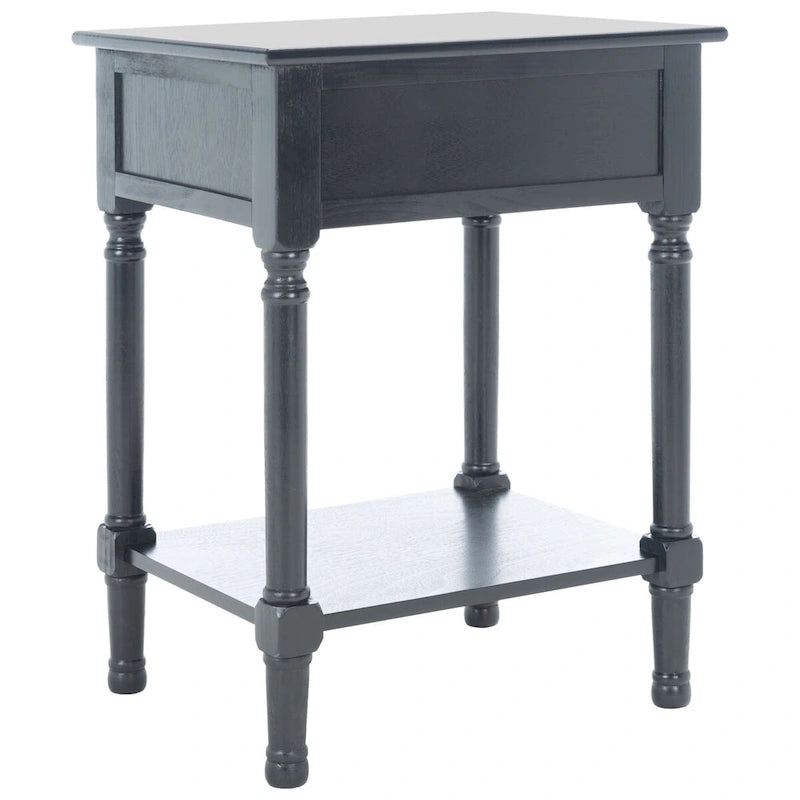 1-Drawer Lower Shelf Nightstand Accent Table - 19" W x 15.8" L x 26" H