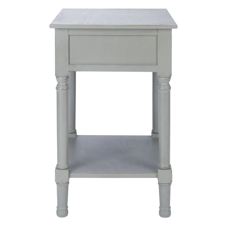 1-Drawer Lower Shelf Nightstand Accent Table - 19" W x 15.8" L x 26" H