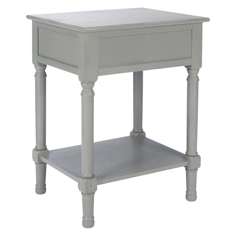 1-Drawer Lower Shelf Nightstand Accent Table - 19" W x 15.8" L x 26" H