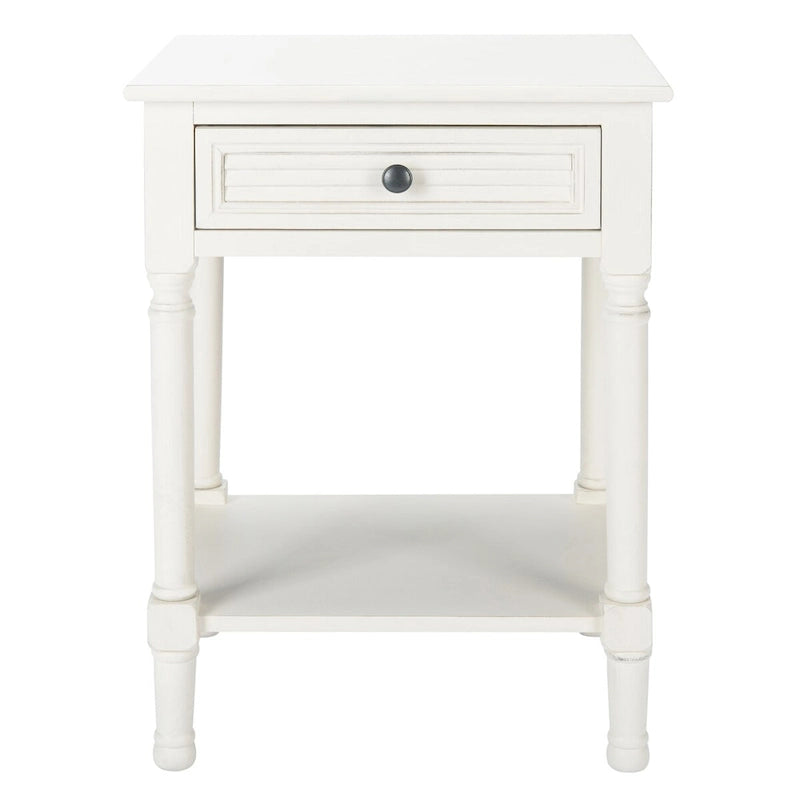 1-Drawer Lower Shelf Nightstand Accent Table - 19" W x 15.8" L x 26" H