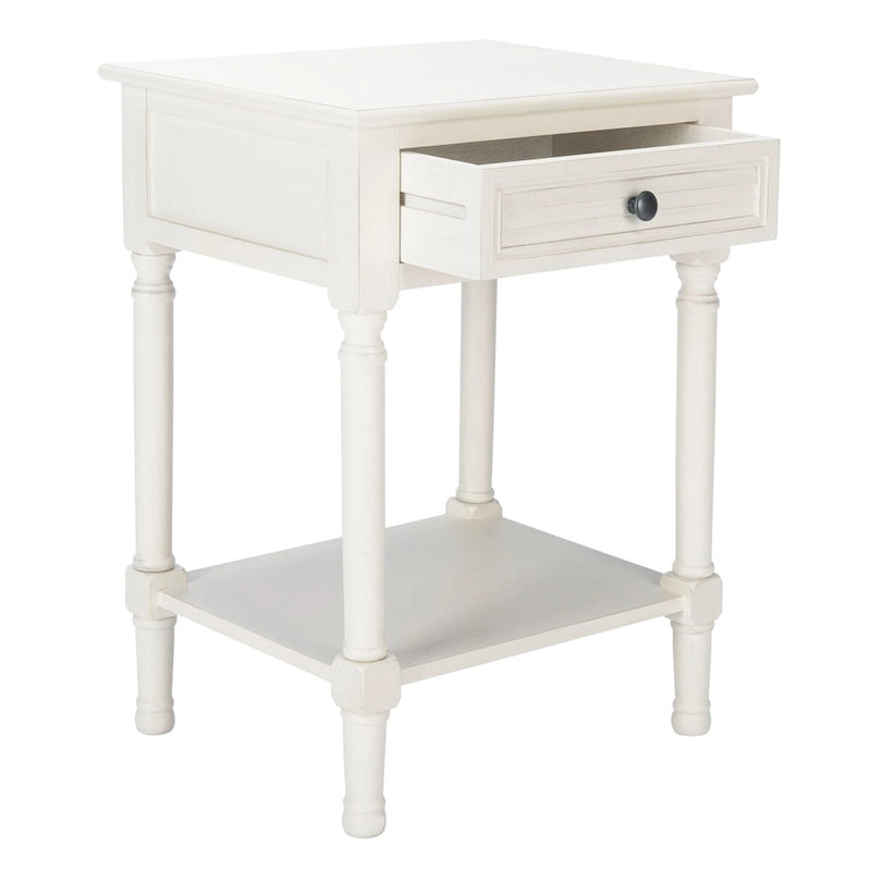 1-Drawer Lower Shelf Nightstand Accent Table - 19" W x 15.8" L x 26" H