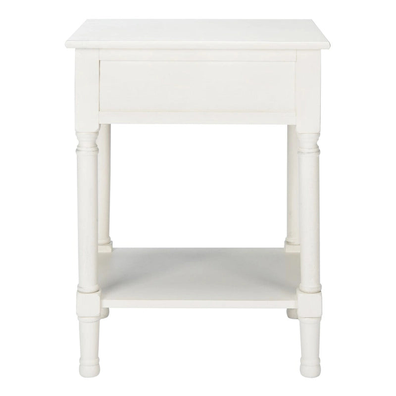 1-Drawer Lower Shelf Nightstand Accent Table - 19" W x 15.8" L x 26" H