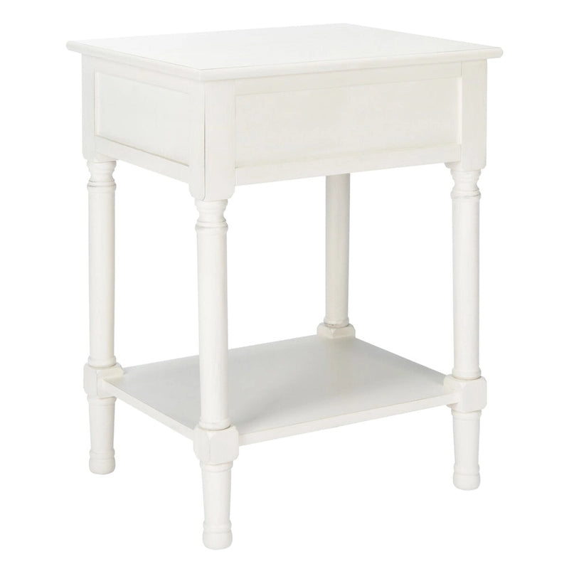 1-Drawer Lower Shelf Nightstand Accent Table - 19" W x 15.8" L x 26" H