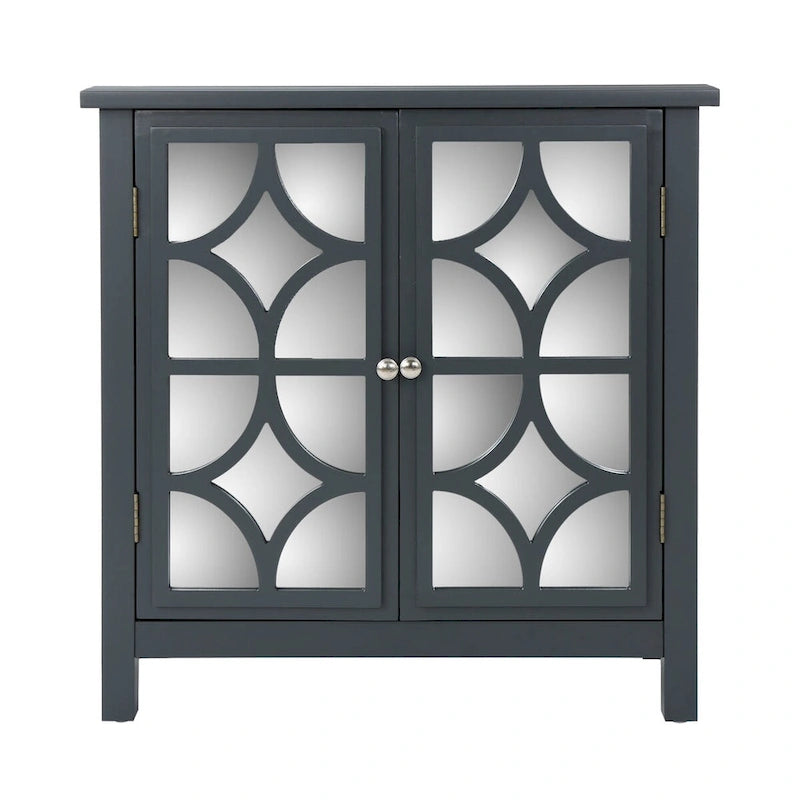 Double Door Mirrored Cabinet