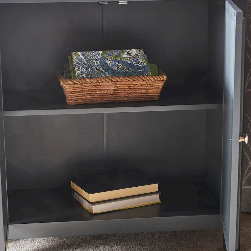 Double Door Mirrored Cabinet