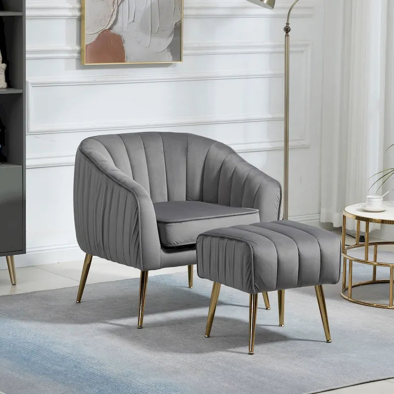 Modern Accent Chair for Living Room/Bedroom/Nail Salon